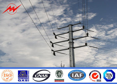 中国 送電のための Q235 12m 電気鋼鉄電信柱 サプライヤー