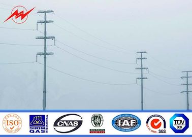 中国 上昇の段が付いている電力配分の構造のための 12sides 25ft 69kv 鋼鉄電信柱 サプライヤー