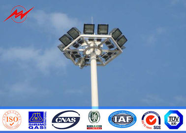 中国 オイルの給油所 50m は 3 つのセクション屋外の街灯柱、ISO9001 に電流を通しました サプライヤー