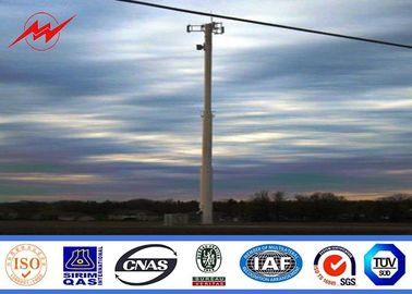 中国 55m の ISO 標準のケーブルの付属品が付いている Monopole 電気通信タワー サプライヤー