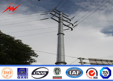 中国 熱いすくいの送電線のための電流を通された鋼鉄電信柱 2.5mm の壁厚さ サプライヤー