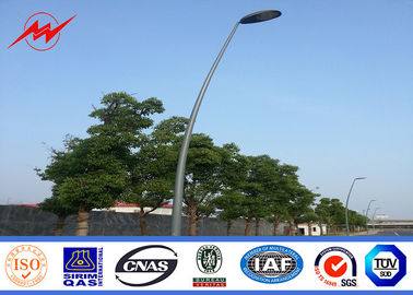 中国 街灯単一ブラケットの駐車灯のポーランド人6mの高さの鋼鉄3mm厚さ サプライヤー