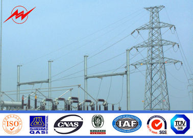 中国 BVの証明の送電のための20M電流を通された鋼鉄ポーランド人鋼鉄電柱 サプライヤー