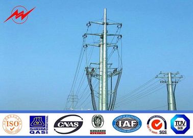 中国 14m先を細くされた鋼鉄電信柱は上昇の梯子の保護の電柱構成します サプライヤー