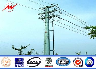 中国 45 - 48m架空送電線のための鋼鉄電信柱の熱いすくいの電流を通された鋼鉄電柱 サプライヤー