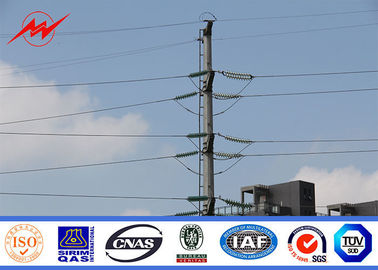 中国 69kv送電線ポーランド人のための電流を通された電気鋼鉄電柱 サプライヤー