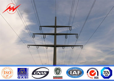 中国 多角形の70FTの69kv金属鋼鉄電信柱は構造の表面処理ASTM A123の標準に電流を通しました サプライヤー