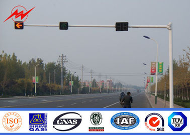 中国 電流を通されたポリエステルか粉の上塗を施してある交通信号の街灯柱Q345の文書 サプライヤー