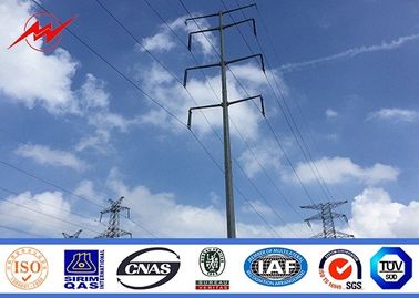中国 送電線110kv 132kvタワーはおよび格子マストの二重回路電柱に電流を通しました サプライヤー