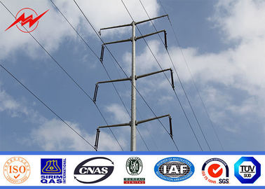 中国 電気配分ラインのためのEN ISO 146の熱いすくい電流を通された鋼鉄電信柱 サプライヤー