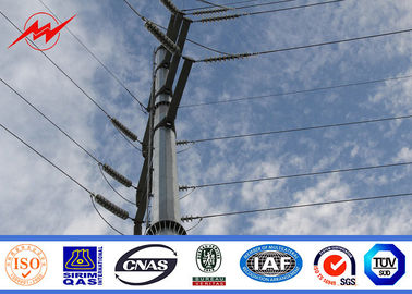 中国 9つのm -電気配分ライン プロジェクトのための100m管状の鋼鉄電信柱 サプライヤー