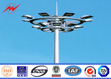 中国 6-15m電流を通された鋼鉄高いマスト街灯柱、Dammanの海港のための屋外の街灯柱 サプライヤー