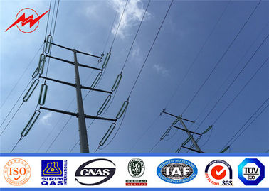 中国 11のKv Insolutors鋼鉄電信柱の熱いすくいの電流を通された電力配分ポーランド人 サプライヤー