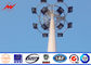 競技場のフットボールのためのカスタマイズされた18mの多角形の高いマストの街灯柱 サプライヤー