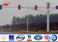粉のコーティングが付いている八角形の鋼鉄街灯のポーランド人の信号信号 サプライヤー