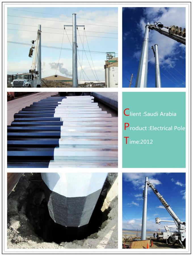 経済的な 132kv 瀝青は overheadline のプロジェクトのための鋼鉄ポーランド人に電流を通しました 0