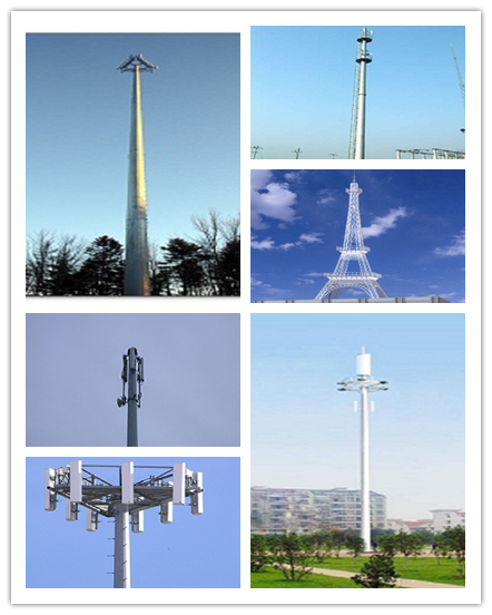 デッサンとのテレコミュニケーションのためのポーランド人鋼鉄物質的なモノラル タワー 0