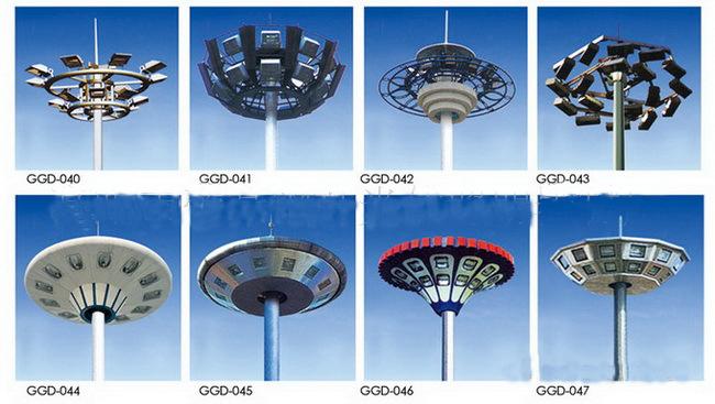15M LEDの高いマストの街灯柱のハイウェー/空港高いマストの街灯柱ISO 9001 0
