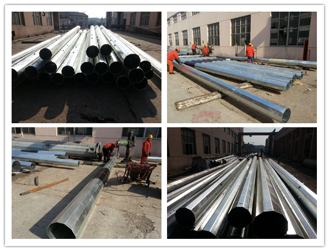 ライン プロジェクトのための 10-500kv 鋼鉄伝達ポーランド人鋼鉄電柱 0