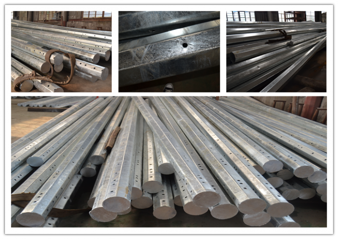 ライン プロジェクトのための 10-500kv 鋼鉄伝達ポーランド人鋼鉄電柱 1