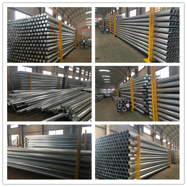 30ft Electrical電柱Galvanized Steel Nea Standard 0