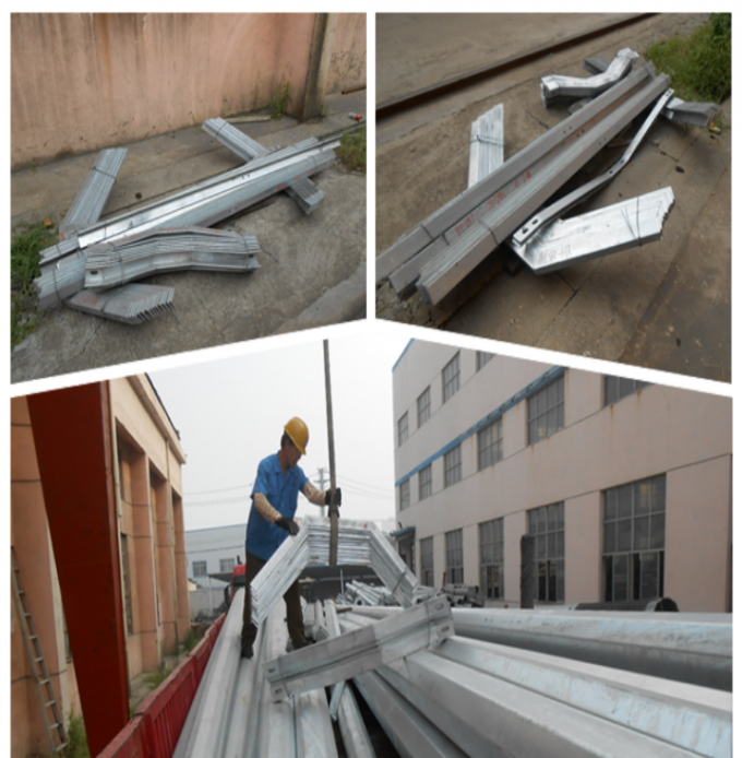 電気企業のための220KV 10-100Mの熱いすくい電流を通された鋼鉄管状のポーランド人 4