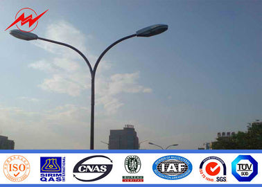 中国 反錆 10m の多味方された鋼鉄私道の街灯柱 IP 65 4mm の厚さ サプライヤー