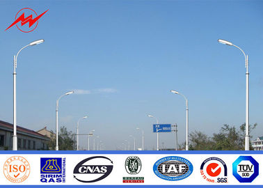 中国 駐車場 12m ランプの鋼鉄駐車場街灯柱の MHL/HPS のポスト街灯柱 サプライヤー