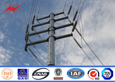 中国 電気の配分ラインのための69kvによって電流を通される鋼鉄電信柱 サプライヤー
