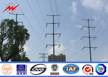中国 構造の電流を通しているASTM A123の円錐鋼鉄管状の送電線ポーランド人 サプライヤー