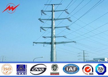 中国 AWS D1.1 16mの69kv電力線ポーランド人/採鉱産業のための鋼鉄電信柱 サプライヤー