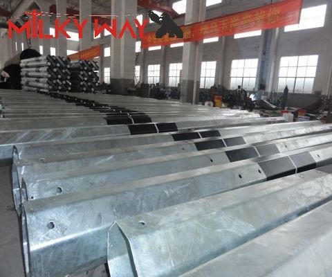 中国 9m-13m 熱浸しガルバニゼーションによる鋼管柱 サプライヤー