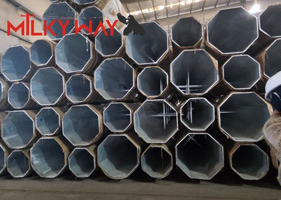 中国 80FT 90FT 138KV Galvanized Utility Power Poles for Electrical Distribution サプライヤー