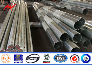 中国 亜鉛めっきの電気100ft鋼鉄電柱の等級1はレベルを保護する サプライヤー