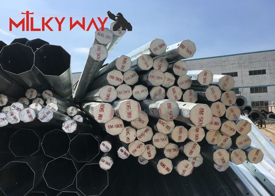 品質  Hot Dip Galvanized 450daN 13m Conical Electrical Power Steel Utility Pole for 10 KV 550 KV Power and Material and Design 工場