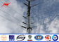 10m 商業軽い鋼鉄電信柱 FPR の送電ライン サプライヤー