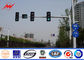 6.5mの高さの高いマスト ポーランド人/LEDの交通標識のための道の街灯柱、ISO9001標準 サプライヤー