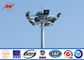 ハイウェー/フットボール スタジアムの高いマストの街灯柱30mの高さ12mmの厚さ サプライヤー