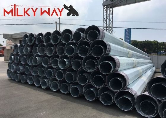 12M 16KN スチール管状電極 電気配送線送電プロジェクト サプライヤー