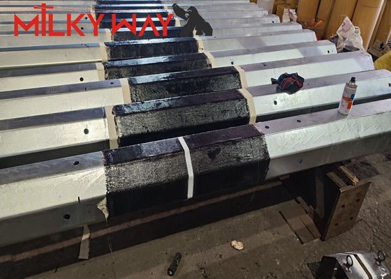 80FT 3セクション 1200kg/1680kg/2000kg フィリピン NGCP 標準電気鋼柱 サプライヤー