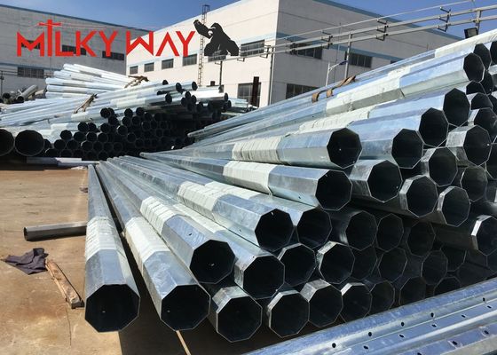 Hot Dip Galvanized Electrical Power Pole for Power Transmission with Customized Height サプライヤー