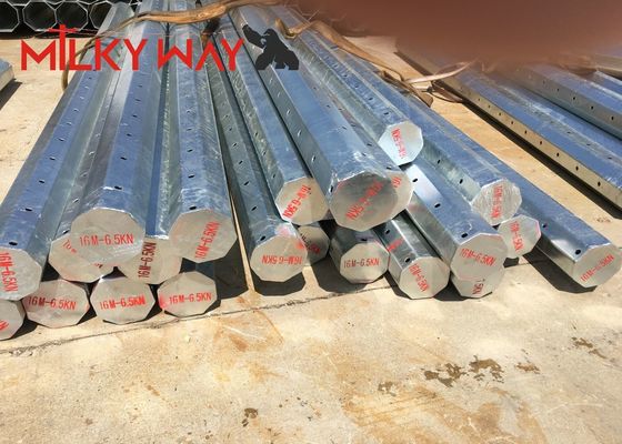 Hot Dip Galvanized Electrical Power Pole for Power Transmission with Customized Height サプライヤー
