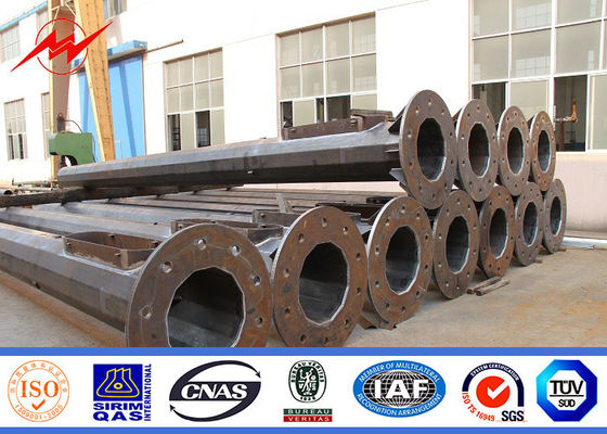 防風の熱いすくいの電流を通された高いマスト タワー、空港金属街灯柱