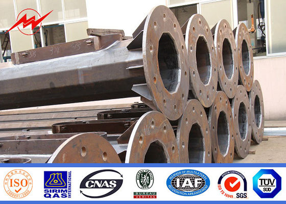 50m の持ち上がるシステムとの塗る高いマストの棒のスポーツ・センターの照明