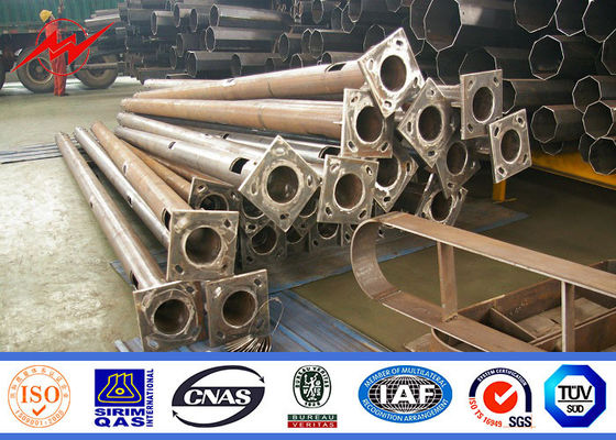 25m の粉のコーティングのスポーツ・センターの持ち上がるシステムとの高いマストの棒の照明