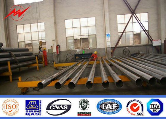 8m の単一の腕の熱いすくいは私道の照明のための鋼鉄棒に電流を通しました