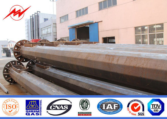 20m の持ち上がるシステムとの多角形の高いマストの棒のスポーツ・センターの照明