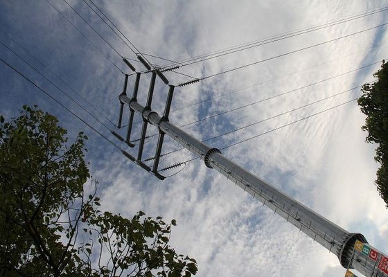 220kv Q345 は電気ラインのための電力の棒に電流を通しました