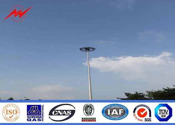 25 メートルは 6*1000 ワットの粉によって塗られた高いマストの棒を HPS multisided