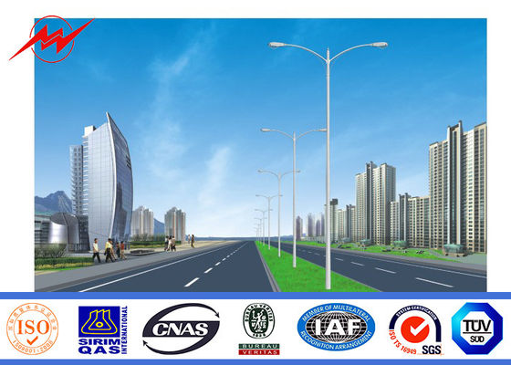 道の照明のための太陽 2.75mm 12m 二重アウトリーチによって電流を通される鋼鉄ポーランド人